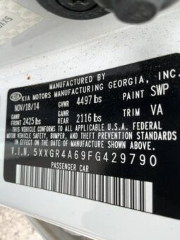 
										Salvaged Cars 2015 Kia Optima full									