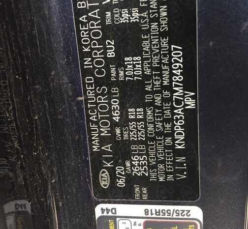 
								Salvaged Cars 2021 Kia Sportage full									