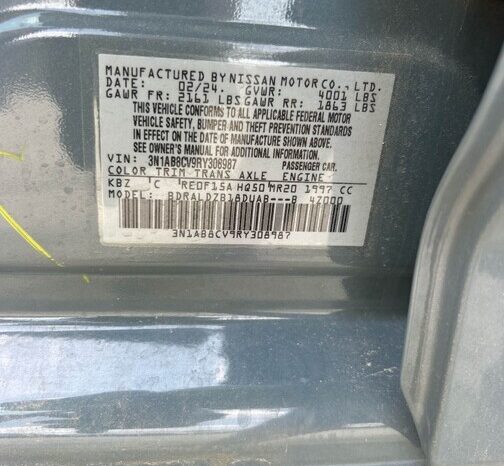 
								Salvaged Cars 2024 Nissan Sentra full									