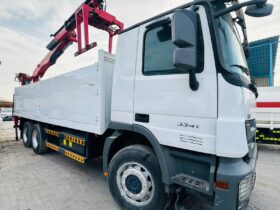 Mercedes-Benz Actros 3341 Crane Truck 2011 | GCC Approved | Heavy Duty