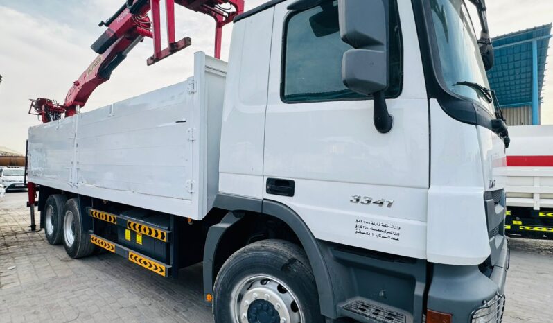 
								Mercedes-Benz Actros 3341 Crane Truck 2011 | GCC Approved | Heavy Duty full									